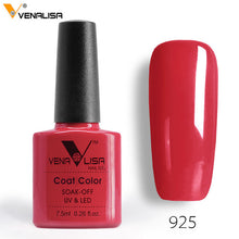 Load image into Gallery viewer, 7.5ml VENALISA Nail Gel Polish High Quality Nail Art Salon 60 Colors Soak off UV LED Nail Gel Varnish Camouflage Color Lacquer
