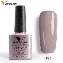 Load image into Gallery viewer, 7.5ml VENALISA Nail Gel Polish High Quality Nail Art Salon 60 Colors Soak off UV LED Nail Gel Varnish Camouflage Color Lacquer
