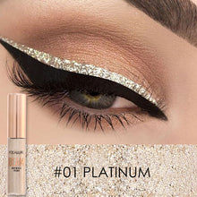 Load image into Gallery viewer, Focallure  Liquid Glitter Eyeliner Pencils White Gold Color Shining Shimmer Eye Liner Makeup Pen
