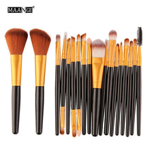 Load image into Gallery viewer, MAANGE 6/15/18Pcs Makeup Brushes Tool Set Cosmetic Powder Eye Shadow Foundation Blush Blending Beauty Make Up Brush Maquiagem
