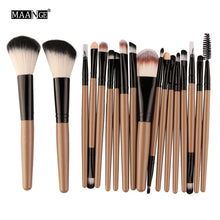 Load image into Gallery viewer, MAANGE 6/15/18Pcs Makeup Brushes Tool Set Cosmetic Powder Eye Shadow Foundation Blush Blending Beauty Make Up Brush Maquiagem
