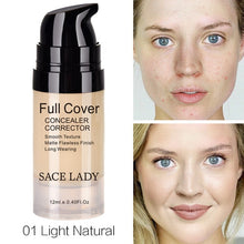 Load image into Gallery viewer, SACE LADY Face Concealer Cream Full Cover Makeup Liquid Facial Corrector Waterproof Base Make Up for Eye Dark Circles Cosmetic
