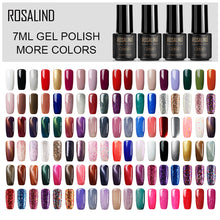 Load image into Gallery viewer, ROSALIND Nail Gel Polish 7ML Hybrid Nail Art Semi Permanent gel varnishes Soak Off Top White Gel Lacquer
