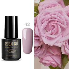 Load image into Gallery viewer, ROSALIND Nail Gel Polish 7ML Hybrid Nail Art Semi Permanent gel varnishes Soak Off Top White Gel Lacquer
