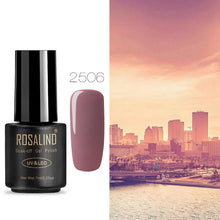 Load image into Gallery viewer, ROSALIND Nail Gel Polish 7ML Hybrid Nail Art Semi Permanent gel varnishes Soak Off Top White Gel Lacquer
