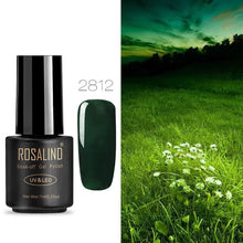 Load image into Gallery viewer, ROSALIND Nail Gel Polish 7ML Hybrid Nail Art Semi Permanent gel varnishes Soak Off Top White Gel Lacquer
