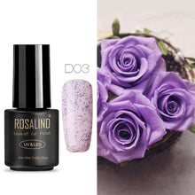 Load image into Gallery viewer, ROSALIND Nail Gel Polish 7ML Hybrid Nail Art Semi Permanent gel varnishes Soak Off Top White Gel Lacquer
