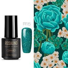 Load image into Gallery viewer, ROSALIND Nail Gel Polish 7ML Hybrid Nail Art Semi Permanent gel varnishes Soak Off Top White Gel Lacquer
