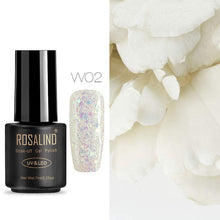 Load image into Gallery viewer, ROSALIND Nail Gel Polish 7ML Hybrid Nail Art Semi Permanent gel varnishes Soak Off Top White Gel Lacquer
