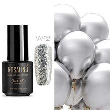 Load image into Gallery viewer, ROSALIND Nail Gel Polish 7ML Hybrid Nail Art Semi Permanent gel varnishes Soak Off Top White Gel Lacquer
