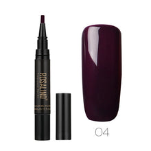 Load image into Gallery viewer, ROSALIND 5ml Nail Polish Pen Need Cured by UV LED Lamp Soak-Off White Color for nal art Gel Lacquer
