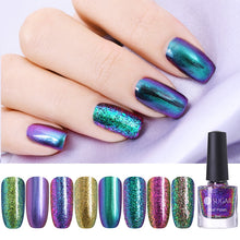 Load image into Gallery viewer, UR SUGAR 6ML Chameleon Nail Polish Romantic Heart Fiery Love Sequins Nail Lacquer Varnish
