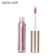 Load image into Gallery viewer, SACE LADY Glitter Lipstick Liquid Makeup Waterproof Metallic Lip Gloss Long Lasting Shimmer Metal Make Up Beauty Sexy Cosmetic
