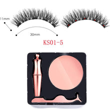 Load image into Gallery viewer, Waterproof EyeLiner Liquid Magnetic Eyeliner Quick dry Eye liner Set Easy To Wear Makeup Cosmetic Rose Gold bottle Eye Liner
