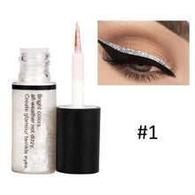 Load image into Gallery viewer, Professional Makeup Silver Rose Gold Color Liquid Glitter Eyeliner Bling Shiny Eye Liner for Women Eye Pigment Korean
