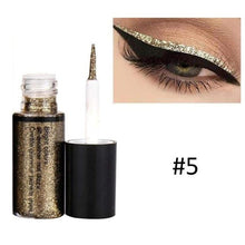Load image into Gallery viewer, Professional Makeup Silver Rose Gold Color Liquid Glitter Eyeliner Bling Shiny Eye Liner for Women Eye Pigment Korean
