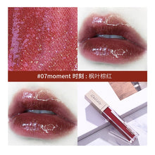 Load image into Gallery viewer, Shimmer Moisturizer Lip Gloss Temperature Change Color Liquid Lipstick Lips Plumper Oil Long Lasting Makeup Lipgloss
