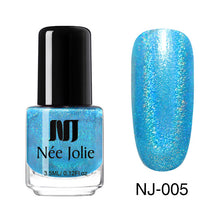 Load image into Gallery viewer, NEE JOLIE Nail Polish Fast Dry Nail Art Polish Varnich Gray  Coffee Series Glitter DIY Nails Lacquer  3.5ml
