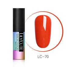 Load image into Gallery viewer, LILYCUTE  Series Nail Polish 5ml Purple Red Black Gray Soak Off UV Gel Polish Glue Lacquer Manicure Nail Art Varnish Tool
