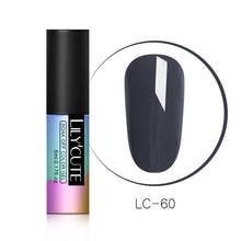 Load image into Gallery viewer, LILYCUTE  Series Nail Polish 5ml Purple Red Black Gray Soak Off UV Gel Polish Glue Lacquer Manicure Nail Art Varnish Tool
