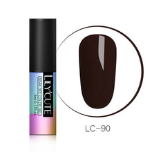 Load image into Gallery viewer, LILYCUTE  Series Nail Polish 5ml Purple Red Black Gray Soak Off UV Gel Polish Glue Lacquer Manicure Nail Art Varnish Tool
