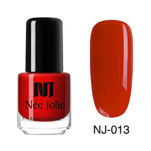 Load image into Gallery viewer, NEE JOLIE Nail Polish  Coffee Gray Red Series Nail Varnich Pure Nail Color Nail Art Polish Lacquer Decoration 7.5ml 3.5ml
