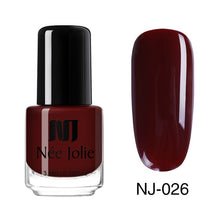 Load image into Gallery viewer, NEE JOLIE Nail Polish  Coffee Gray Red Series Nail Varnich Pure Nail Color Nail Art Polish Lacquer Decoration 7.5ml 3.5ml
