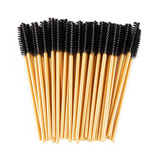 Load image into Gallery viewer, zwellbe New Good Quality Disposable 50 Pcs/Pack Eyelash Eye Lash Makeup Brush Mini Mascara Wands Brush Eyelash Extension Tool
